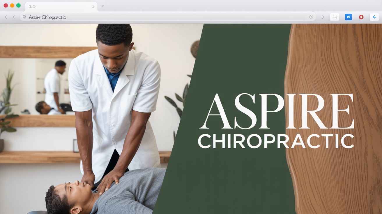 Aspire Chiropractic — Chiropractic website design concept