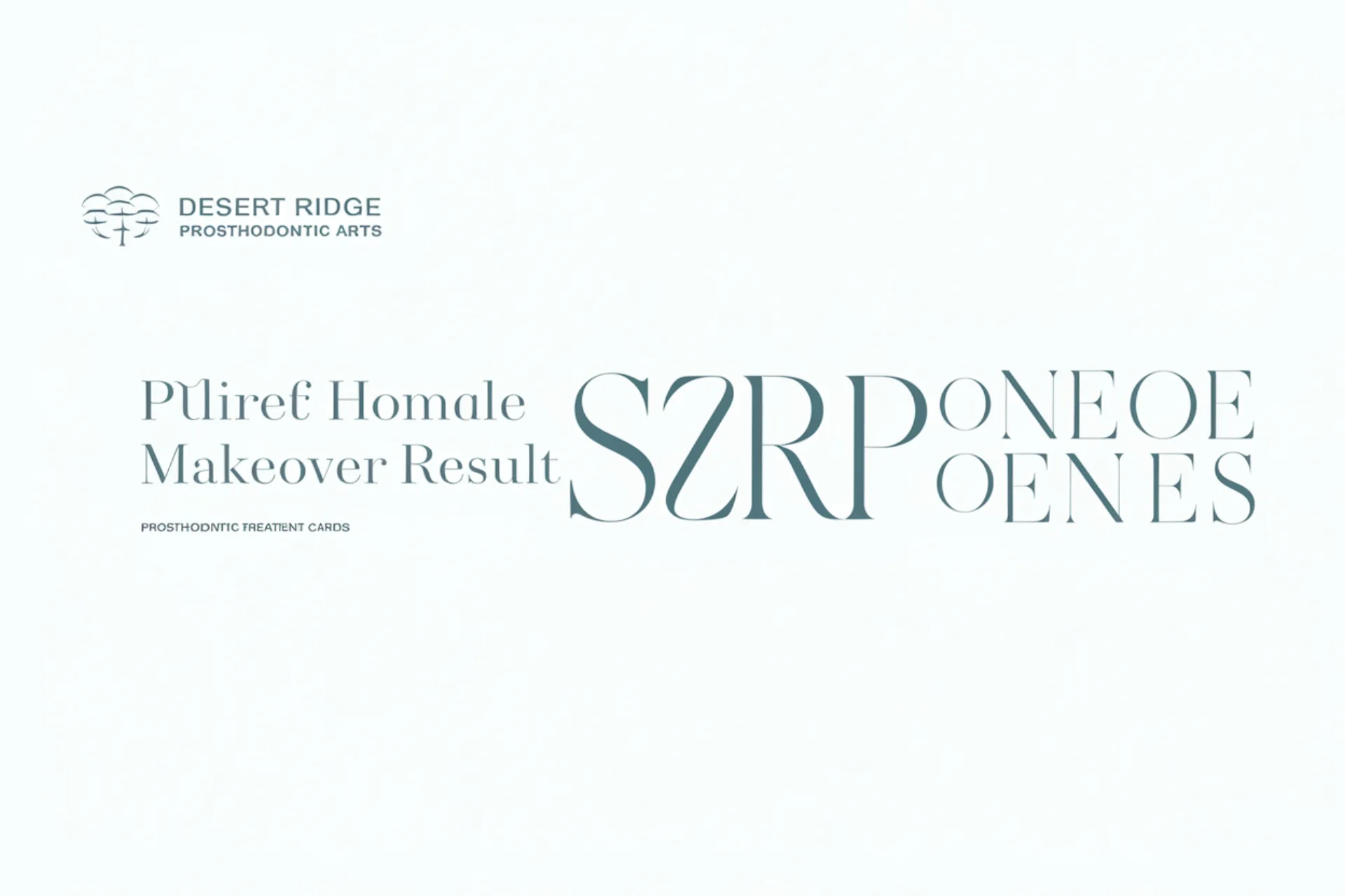 Prosthodontic Desert Ridge Prosthodontic Arts — Prosthodontic website design concept