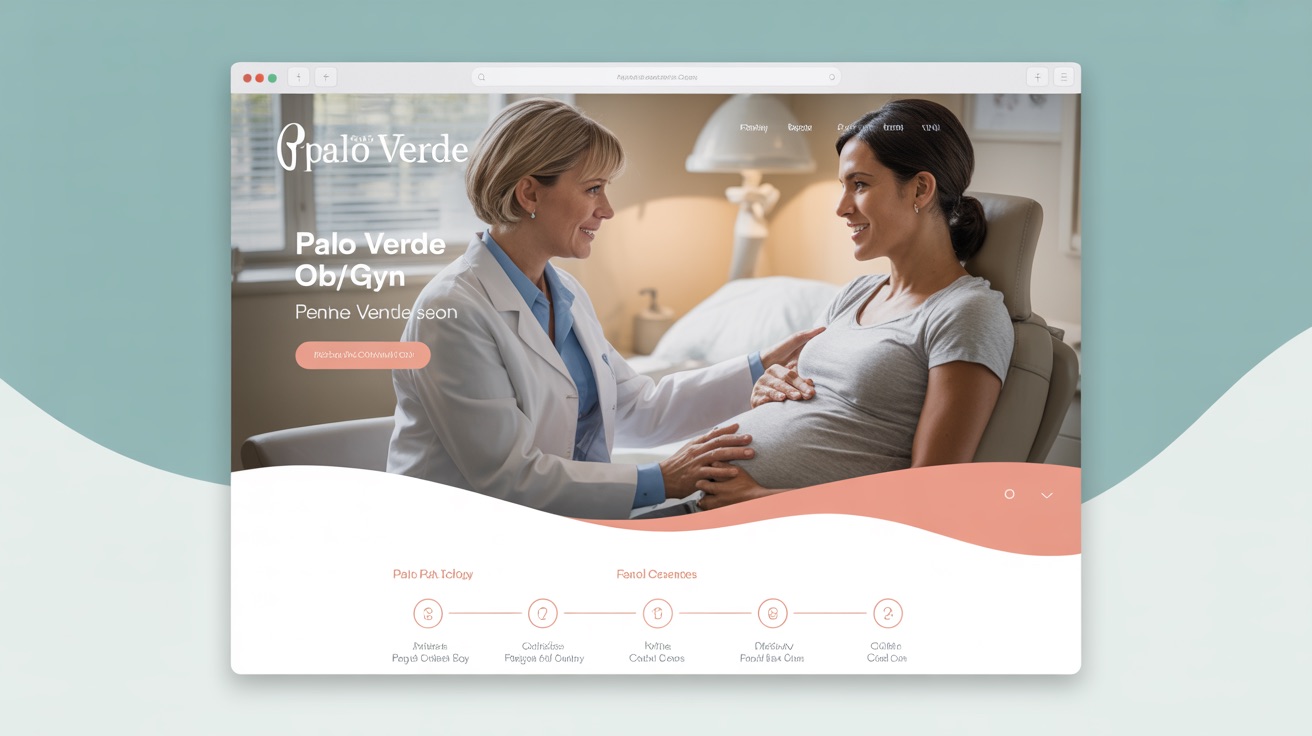Gyn Palo Verde Ob Gyn — Ob website design concept