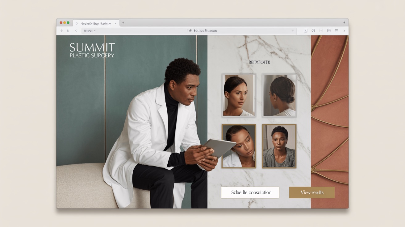 Surgery Summit Plastic Surgery — Plastic website design concept